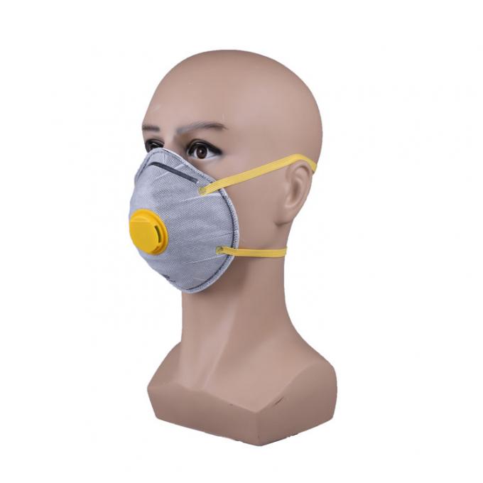 N95 het Geactiveerde Masker van de Koolstofkop FFP2, Beschikbaar Niet-geweven Stofmasker met Klep