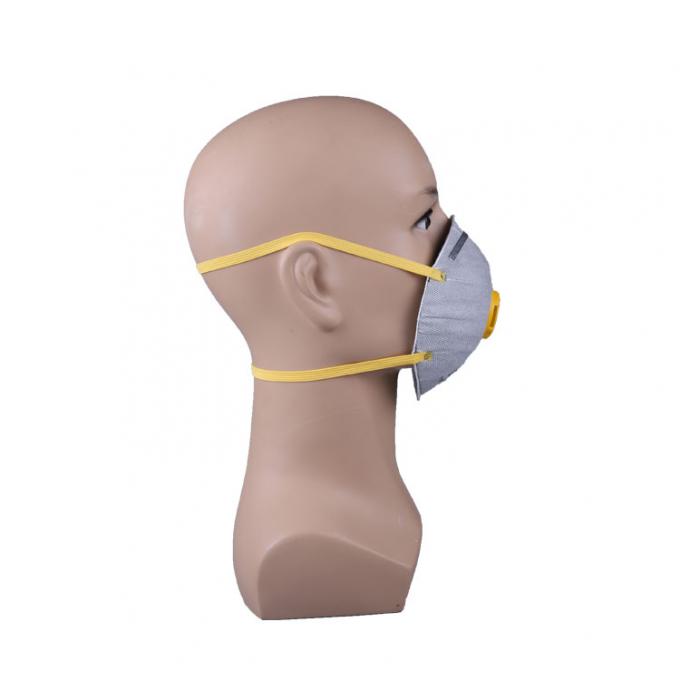 N95 het Geactiveerde Masker van de Koolstofkop FFP2, Beschikbaar Niet-geweven Stofmasker met Klep