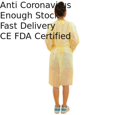 Lange Kokers Steriele Beschikbare Medische Toga's leverancier