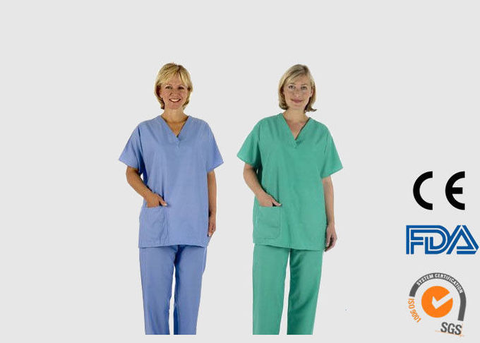 Pp-Kunststof Beschikbare schrobt Medisch Vloeibare Bewijs Blauwe Kleur