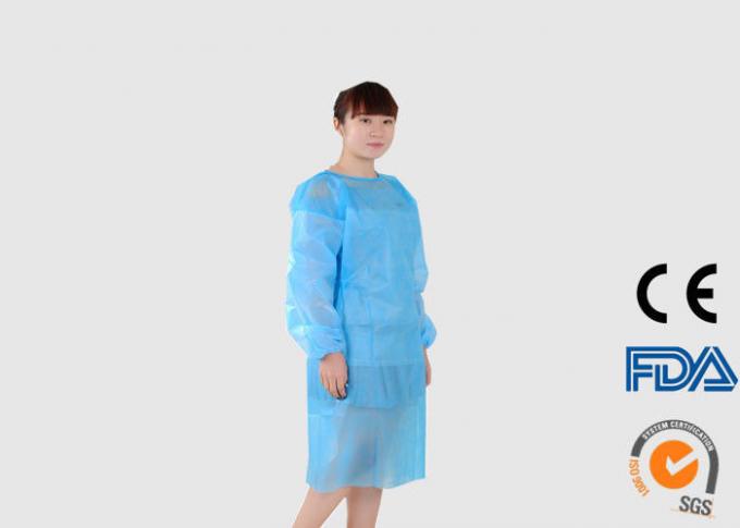 Groene Kleuren Beschikbare Chirurgische Toga MET pp Met een laag bedekt PE Materiaal